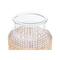Hello Honey® Bloomingville Clear Glass Vase with Woven Natural Cane Sleeve